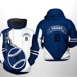Detroit Tigers MLB Classic 3D Hoodie Zipper Hoodie