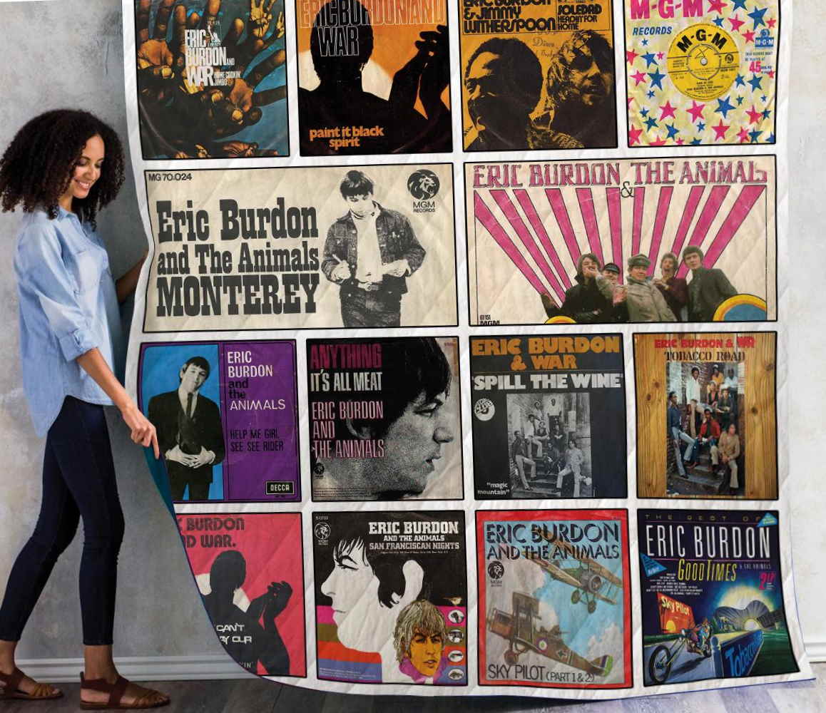 Eric Burdon Singles Albums All Over Print Quilt Blanket