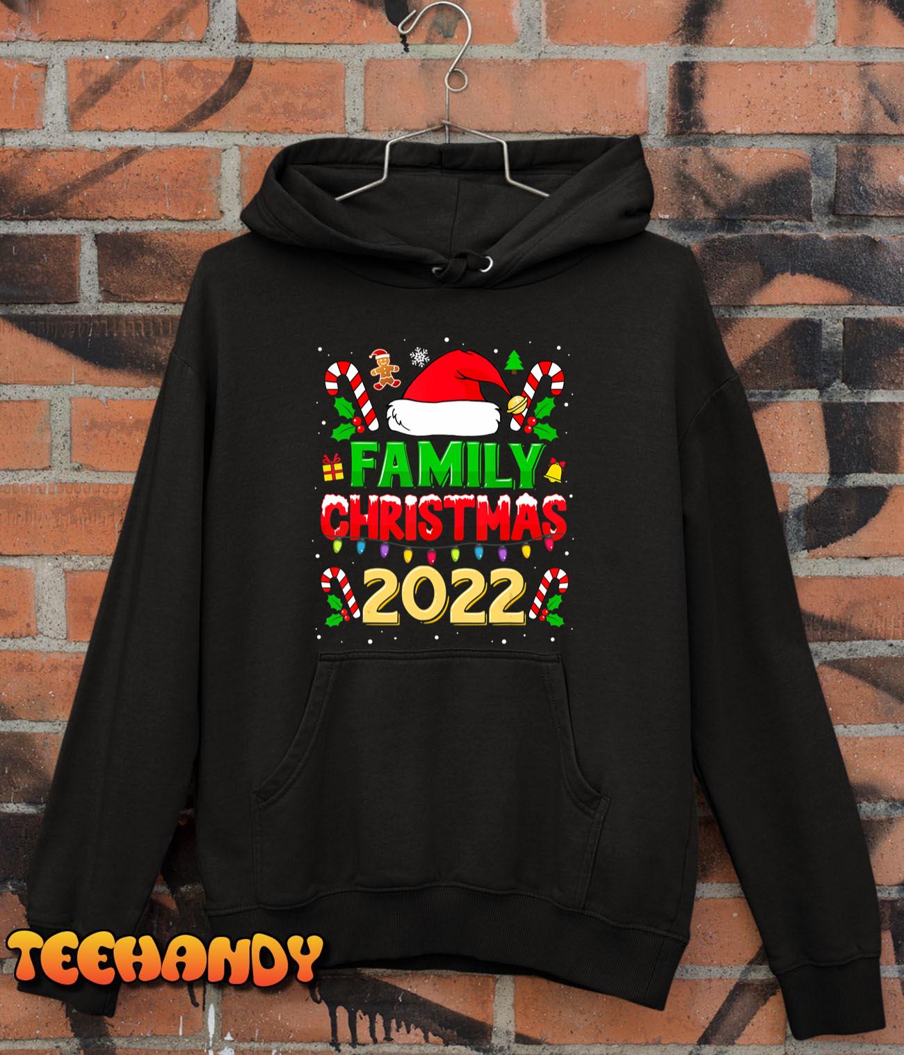 Family Matching Costume Family Christmas 2022 Xmas Pajamas T-Shirt