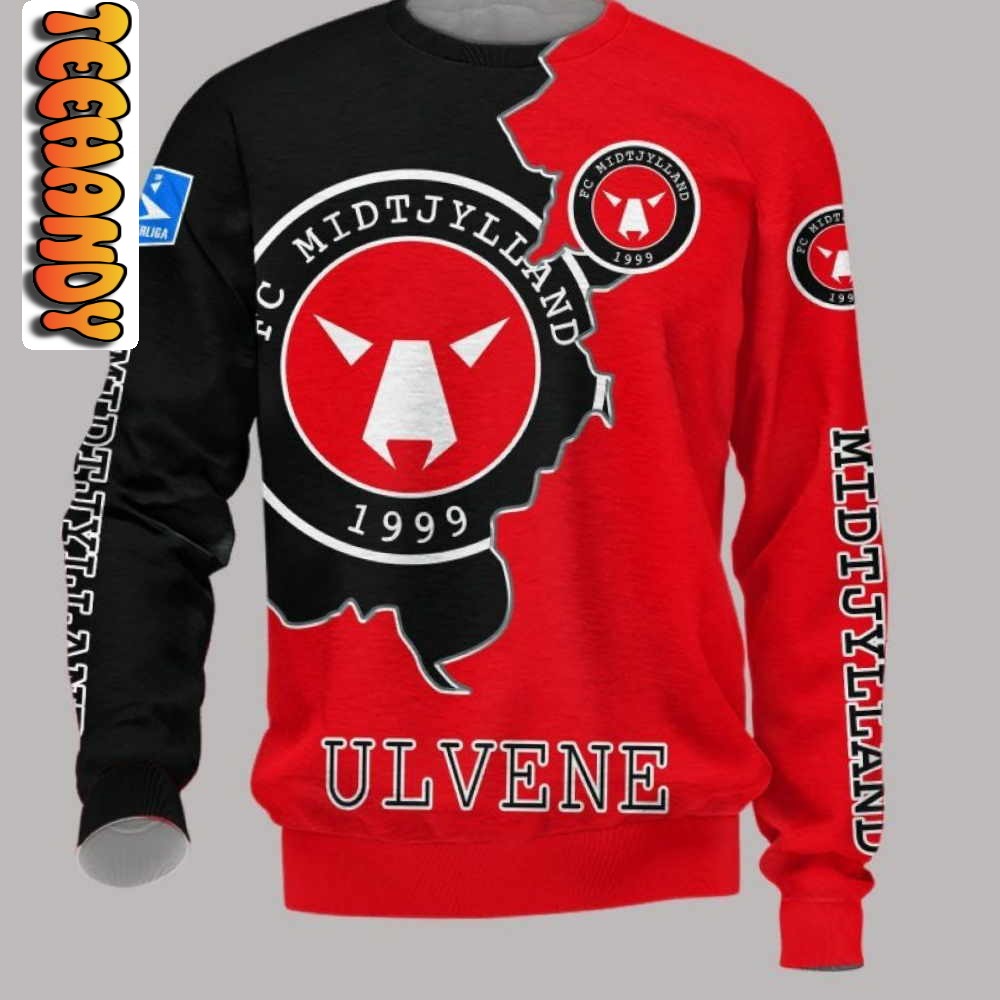 FC Midtjylland Ulvene Christmas Ugly Sweater