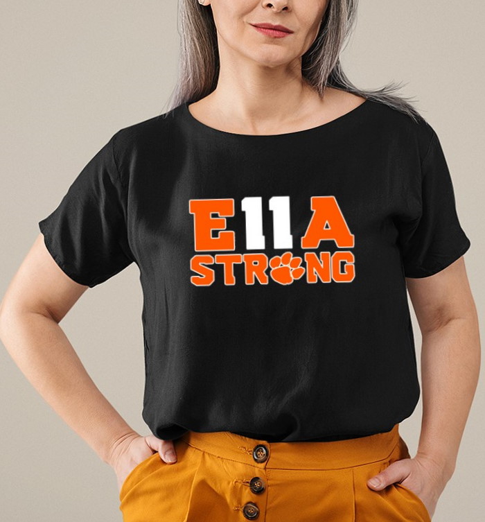Football Ella Strong Clemson T-Shirt