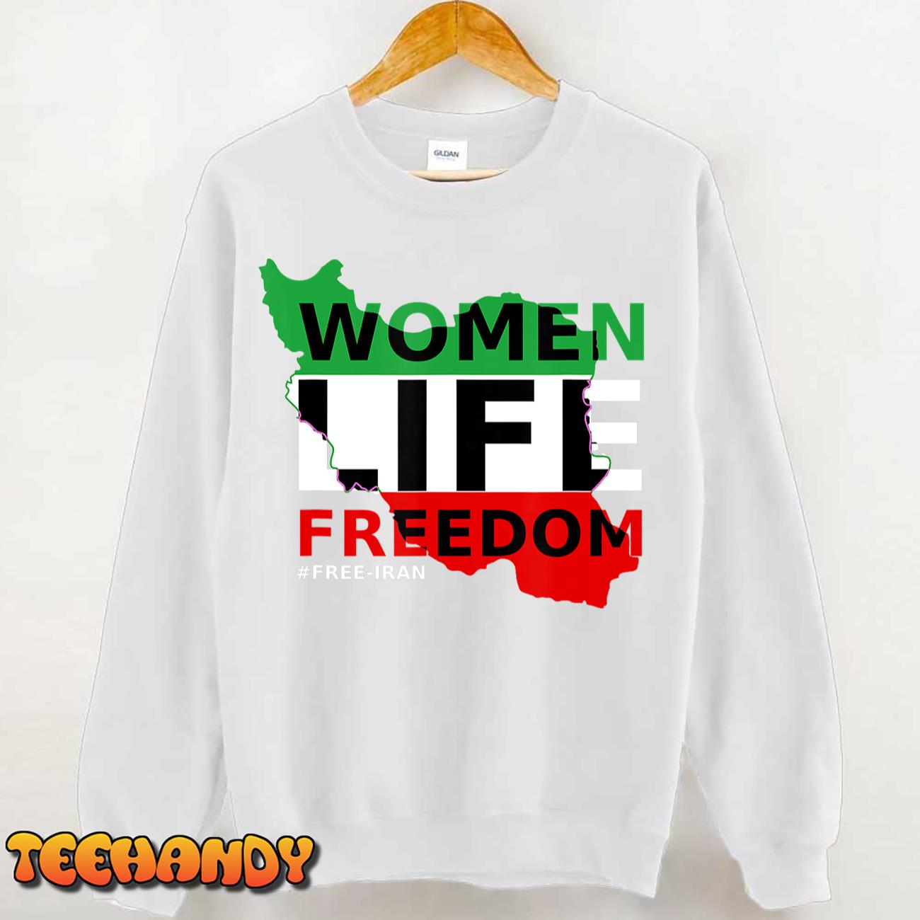 Free Iran Women life freedom stand with Persian women,Iran T-Shirt