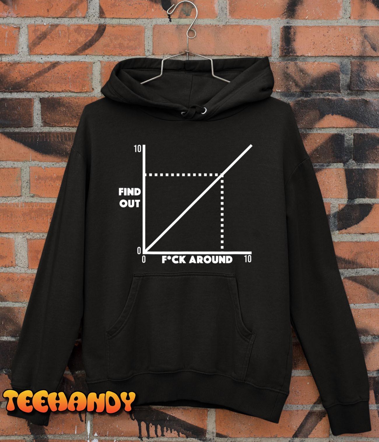 Funny FA&FO F Around And Find Out Diagram Graph T-Shirt