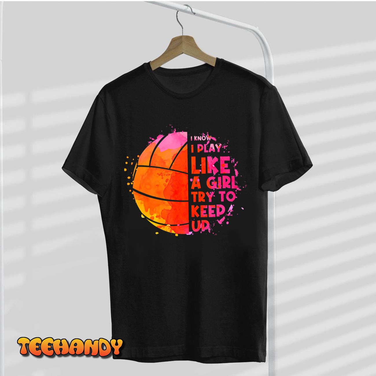 Funny Volleyball Design For Women Girls Volleyball Player T-Shirt