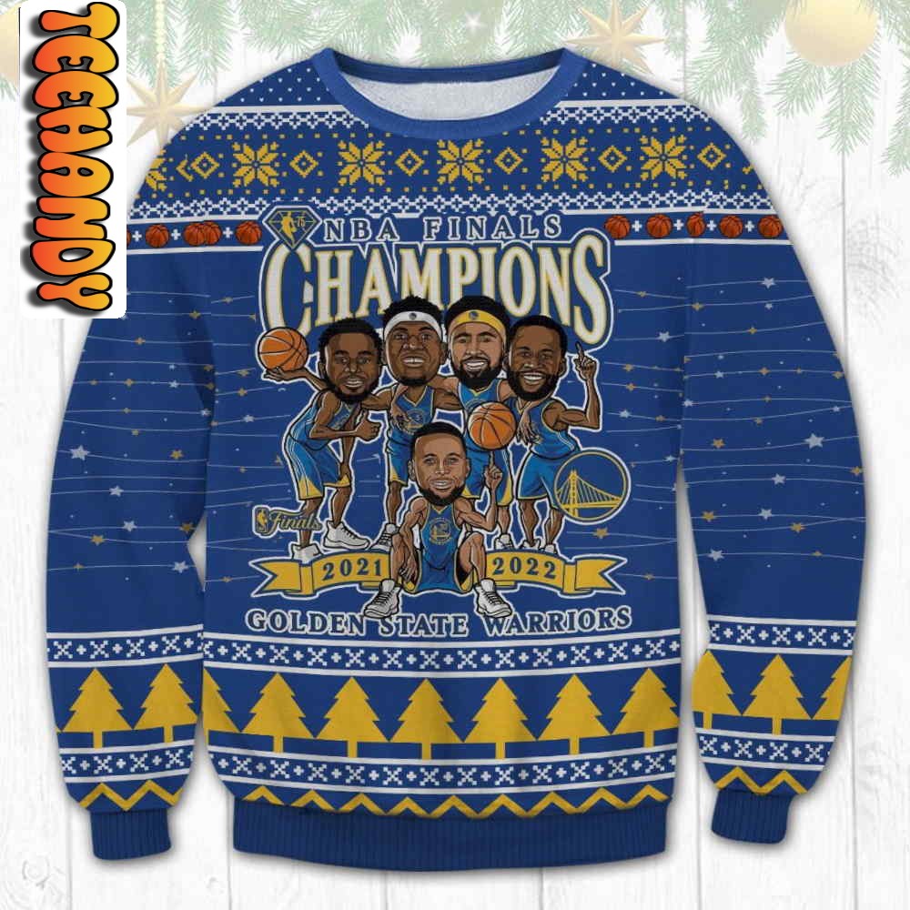 Golden State Warrior Ugly Sweater