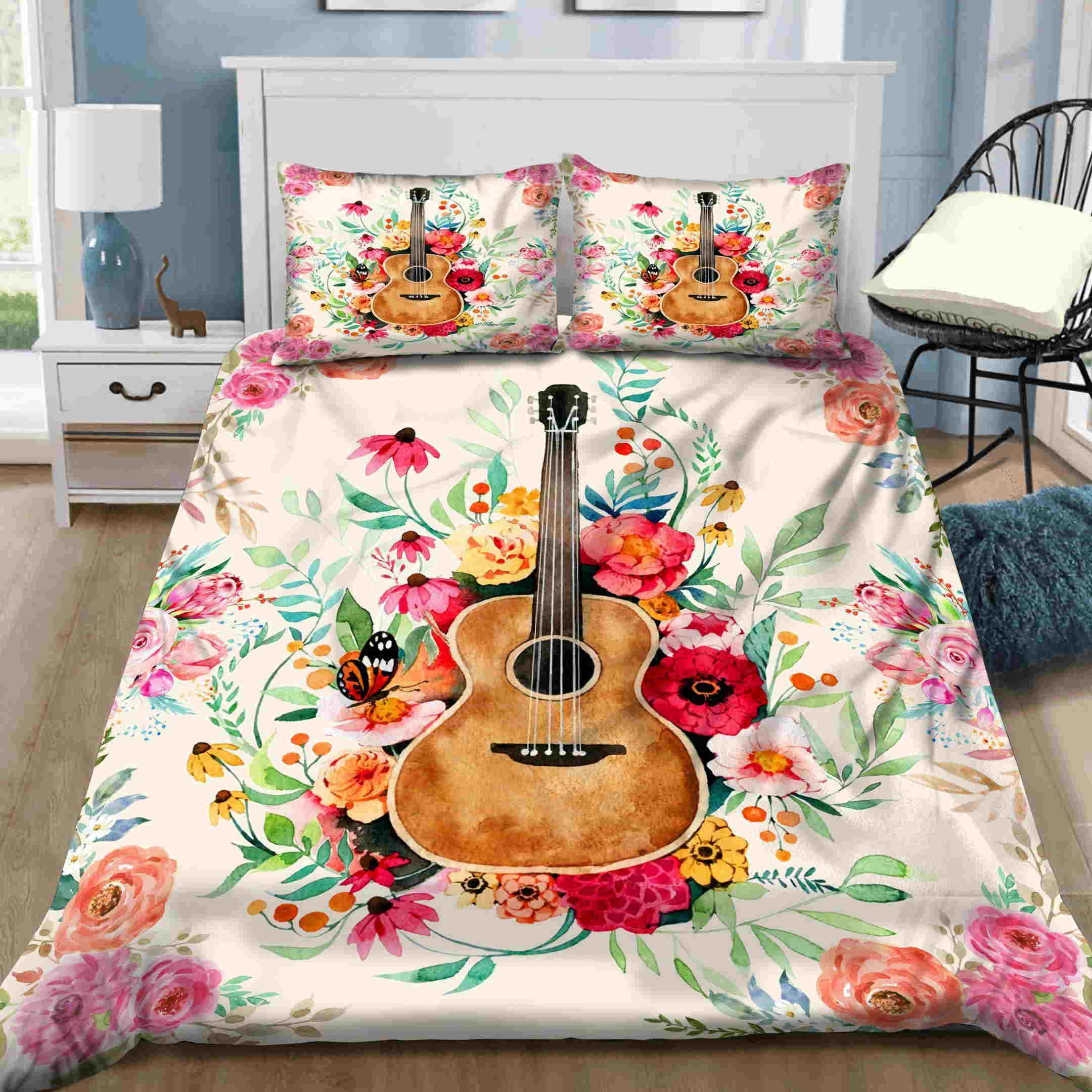 Guitar Bedding Set Qafv – Bedding Sets