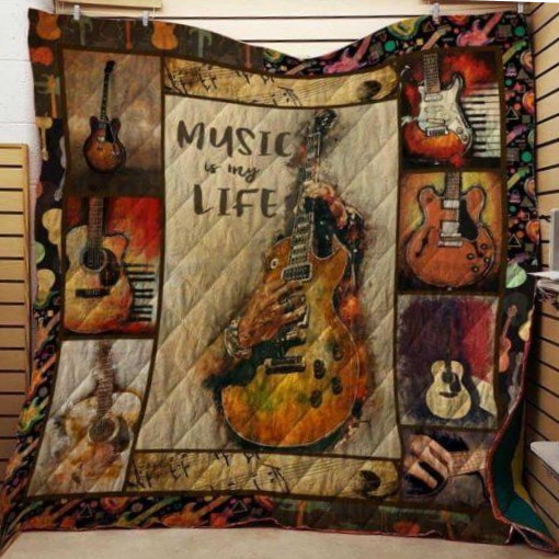 Guitarist 3D Quilt Blanket