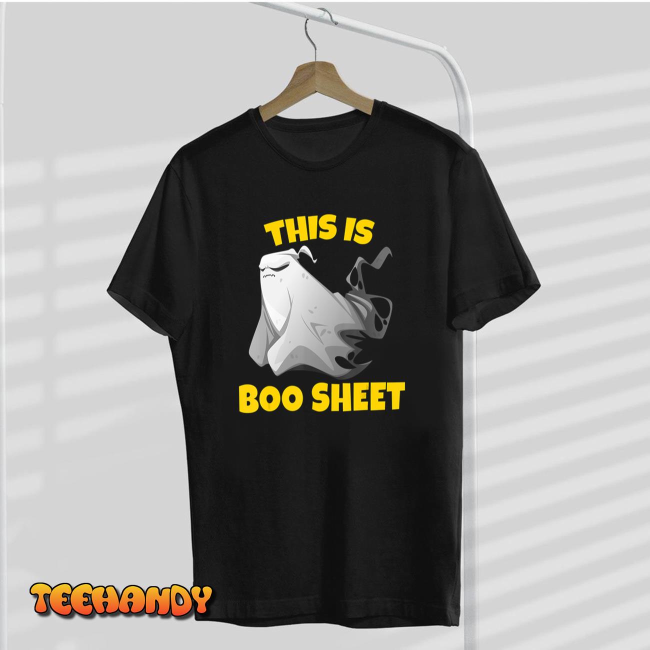 Halloween Ghost Costume Boo Sheet Gift Joke Womens & Mens T-Shirt