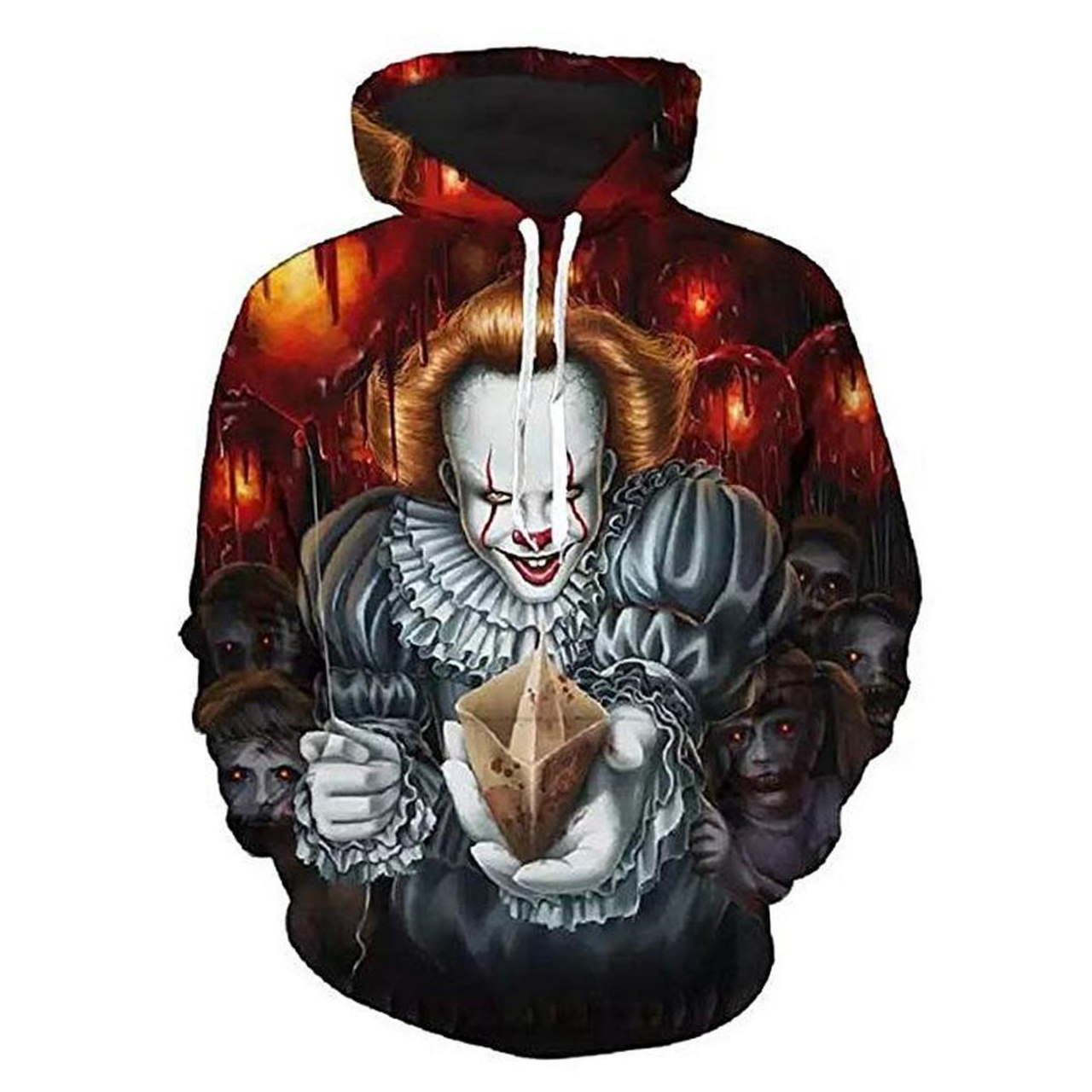 Halloween It 3D Hoodie Zipper Hoodie