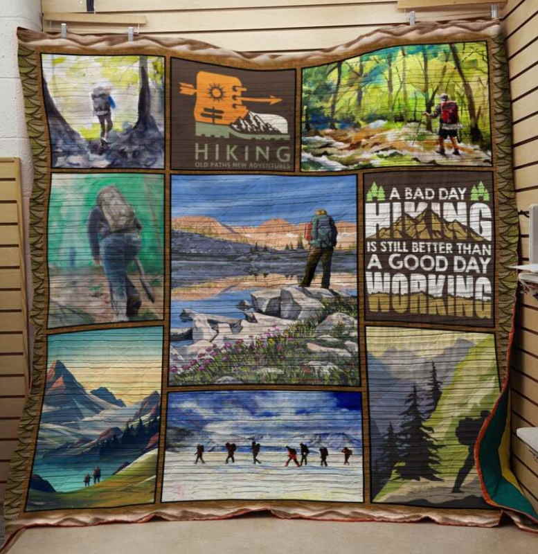 Hiking 3D All Over Print Quilt Blanket