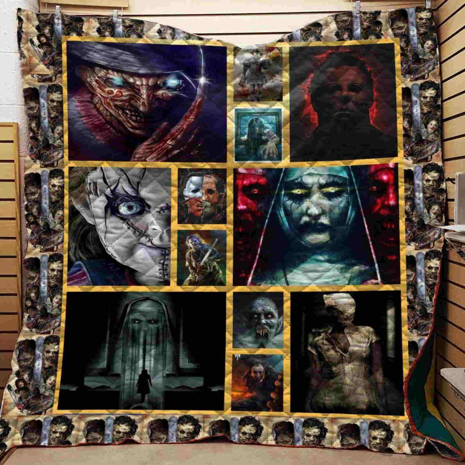 Horror Squad 3D Quilt Blanket