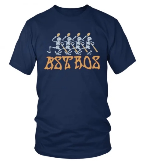 Houston Astros Homage Grateful Dead Tri-Blend T-Shirt