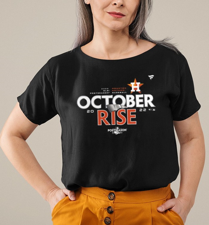 Houston Astros October Rise 2022 Postseason Locker Room T-Shirt