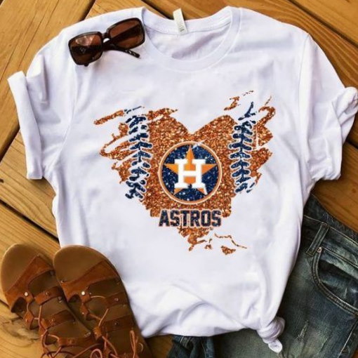 Crystallized by Sparkle Astros Jersey Unisex Crystallized Tee Design Only