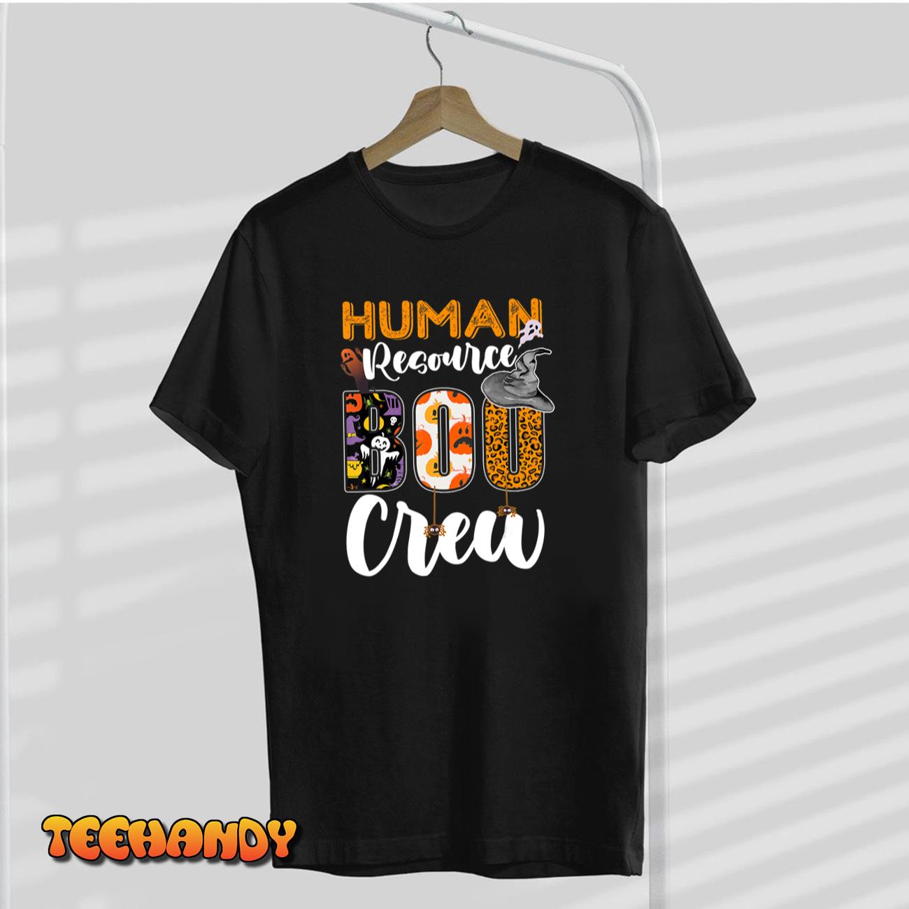 Human Resource Boo Crew Halloween Matching HR Manager T-Shirt