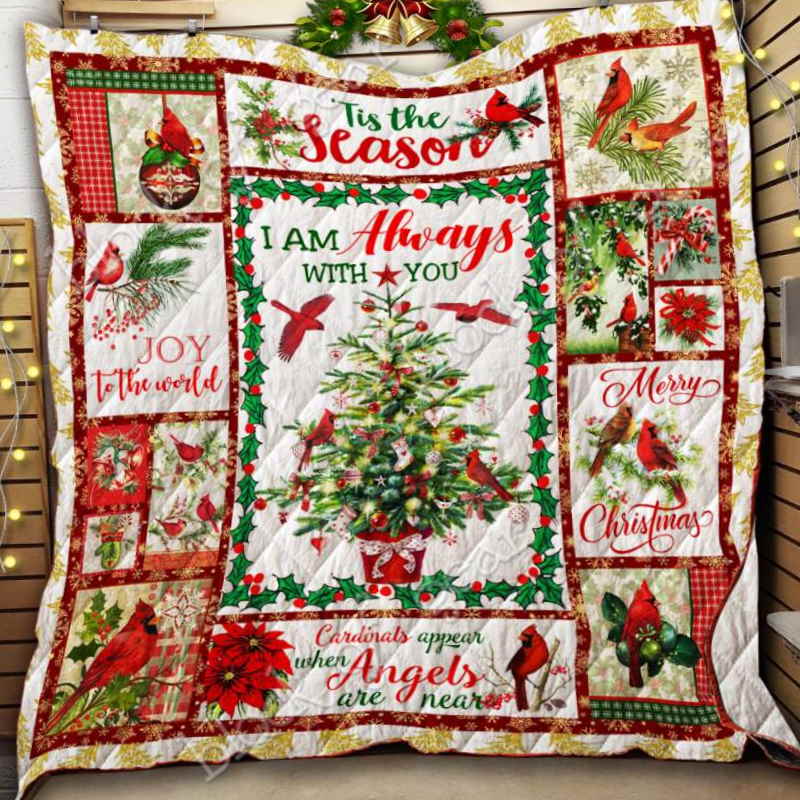 I Am Always With You Christmas 3D Quilt Blanket