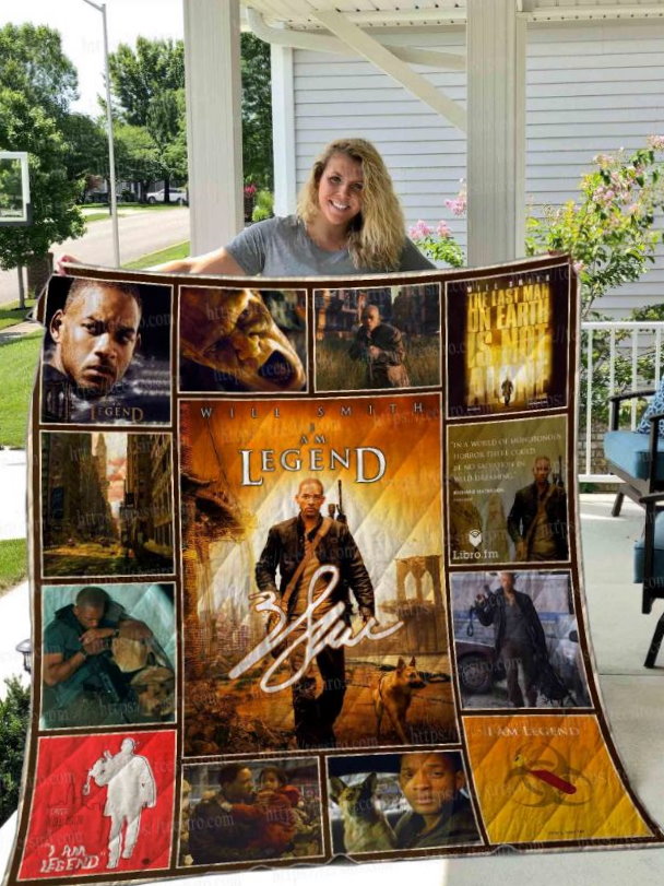 I Am The Legend Collected Collection Quilt Blanket