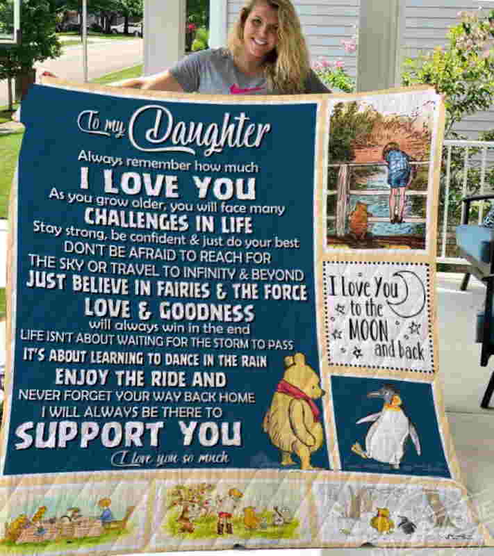 I Will Always Be There To Support You Poohfriends Quilt Blanket