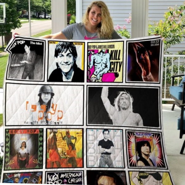 Iggy Pop 3D Quilt Blanket