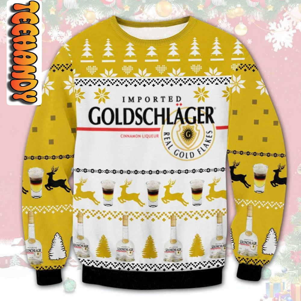 Imported Goldschlager Ugly Christmas Sweater