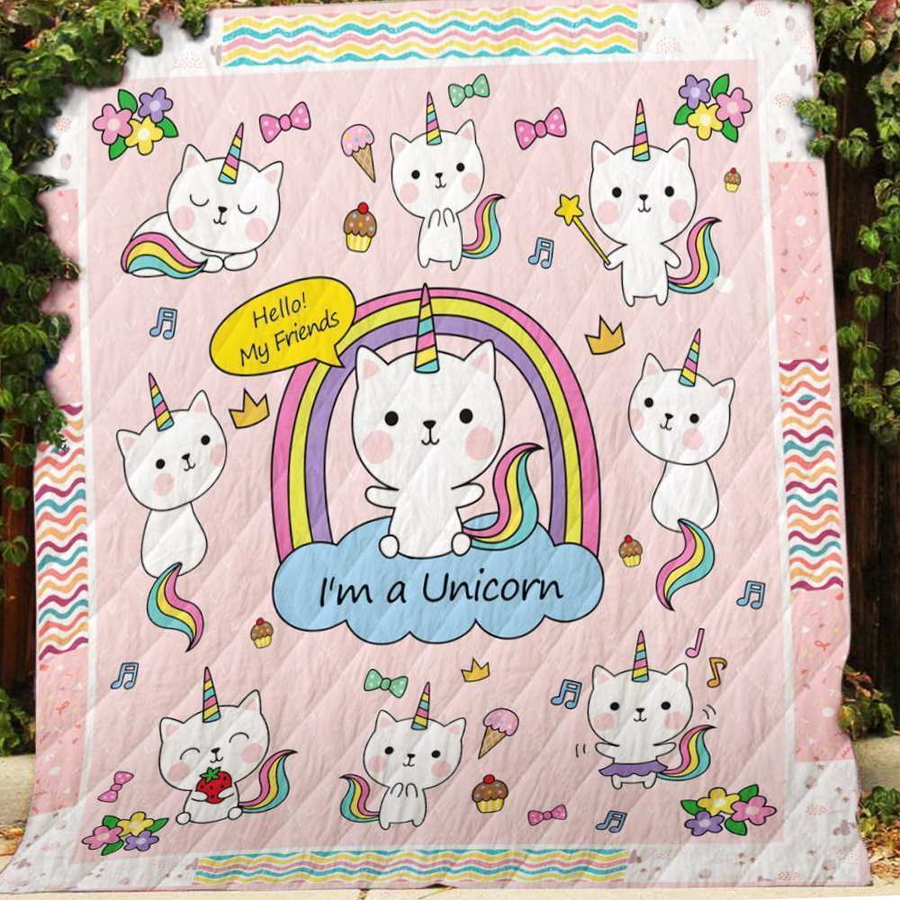 I’Municorn 3D Customized Quilt Blanket