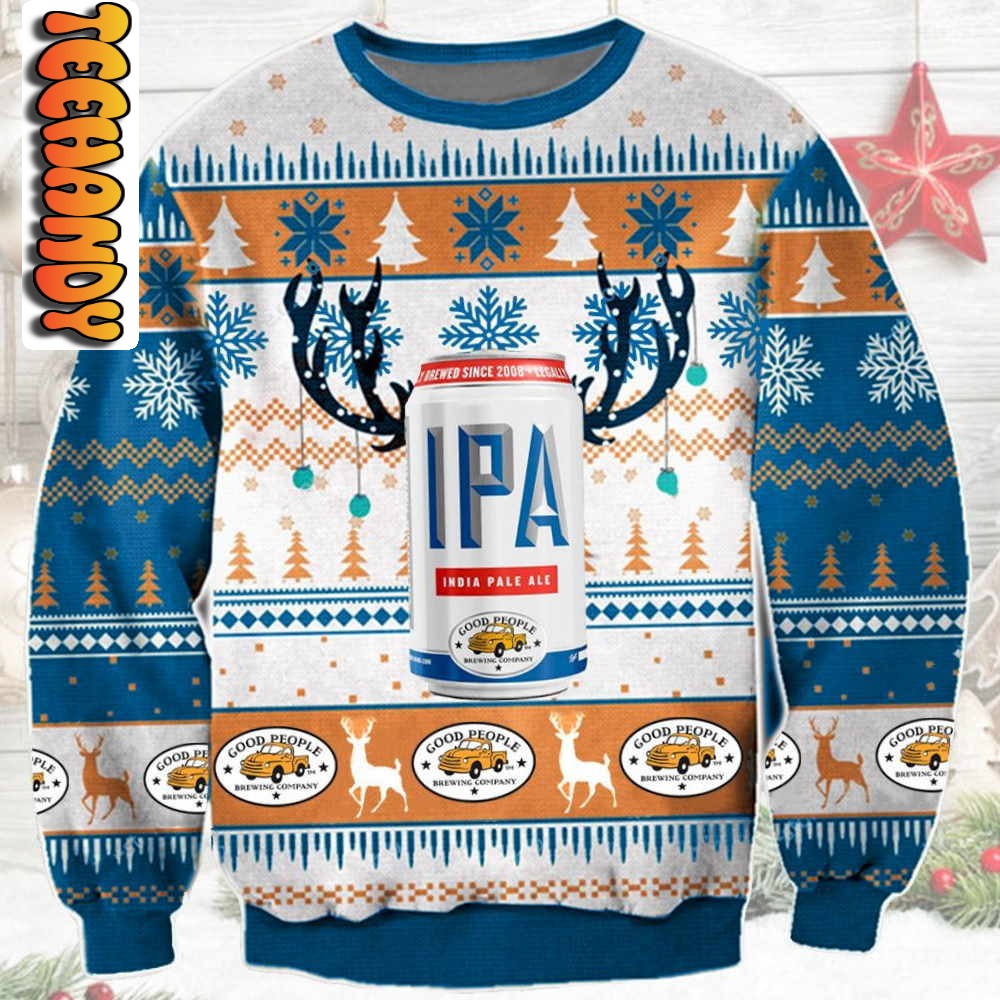 India Pale Ale Ugly Christmas Sweater