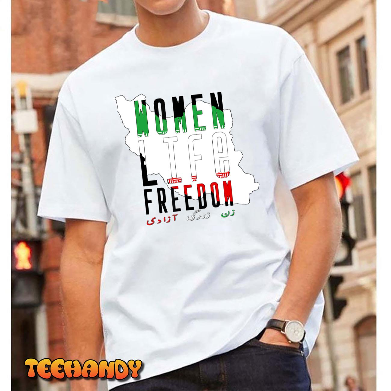 Iran Women Life Freedom Support Persian women, Free Iran T-Shirt