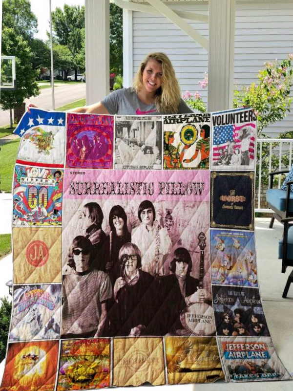 Jefferson Airplane 3D Quilt Blanket