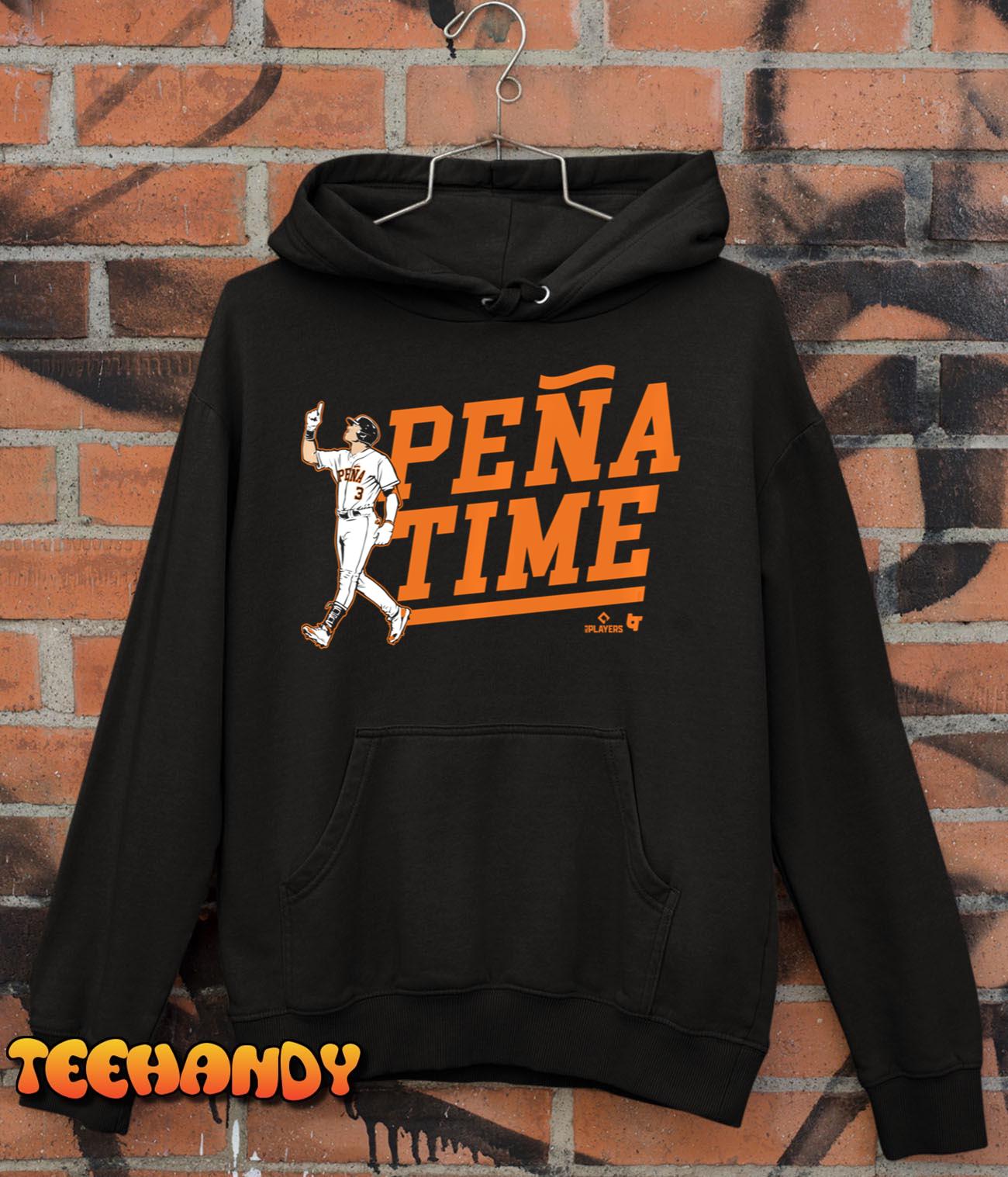 Jeremy Peña Time – Houston Baseball Long Sleeve T-Shirt