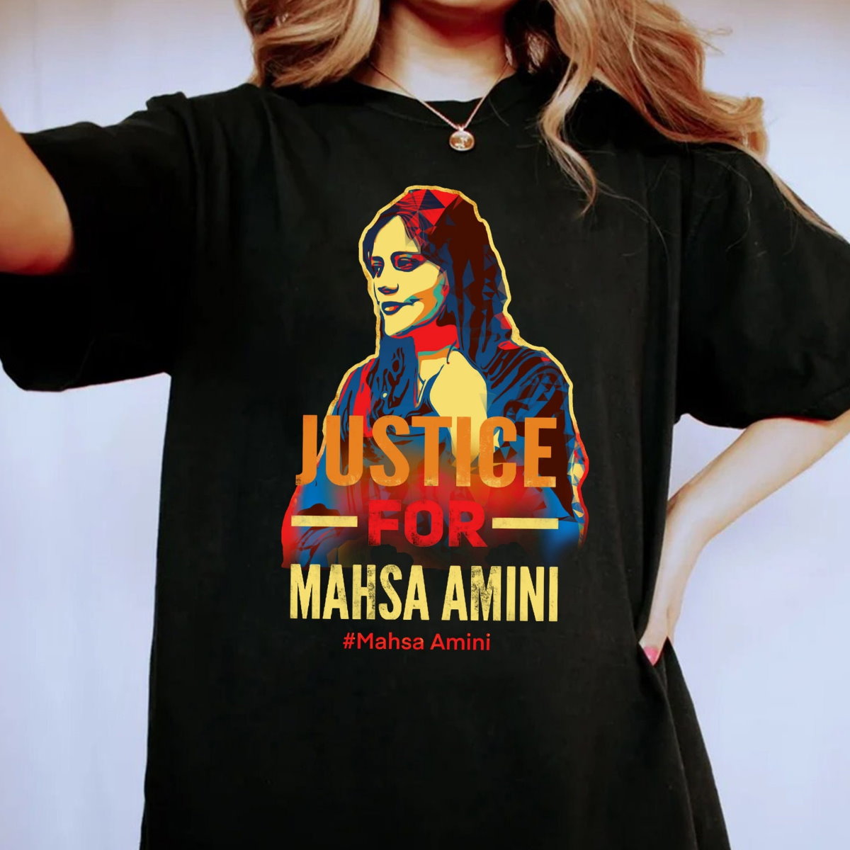 Justice For Mahsa Amini #MahsaAmini, Stand With Iranian Women Freedom For Iran Unisex T Shirt