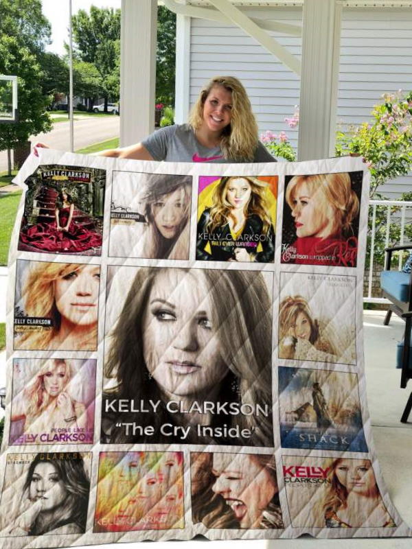 Kelly Clarkson Albums 3D Quilt Blanket