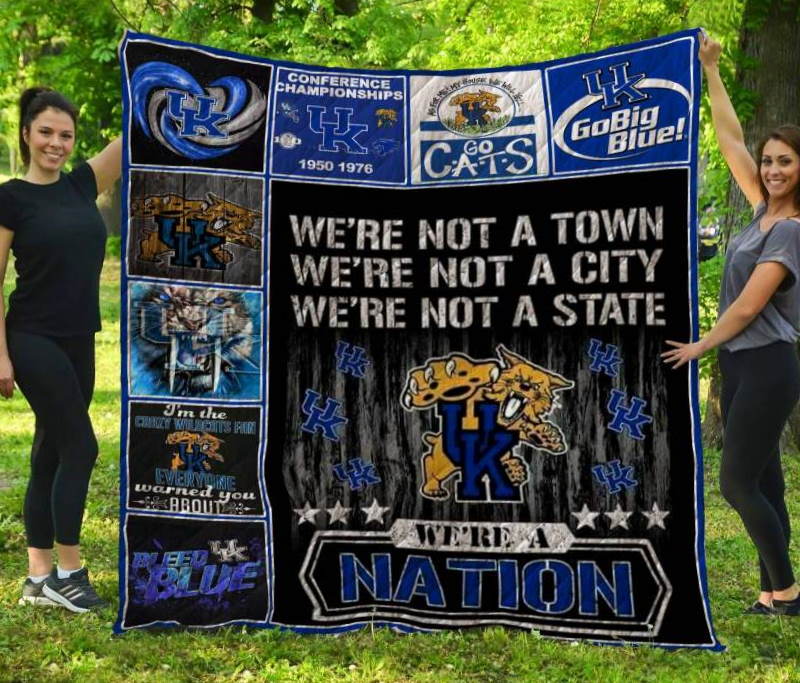 Kentucky Wildcats 3D Quilt Blanket