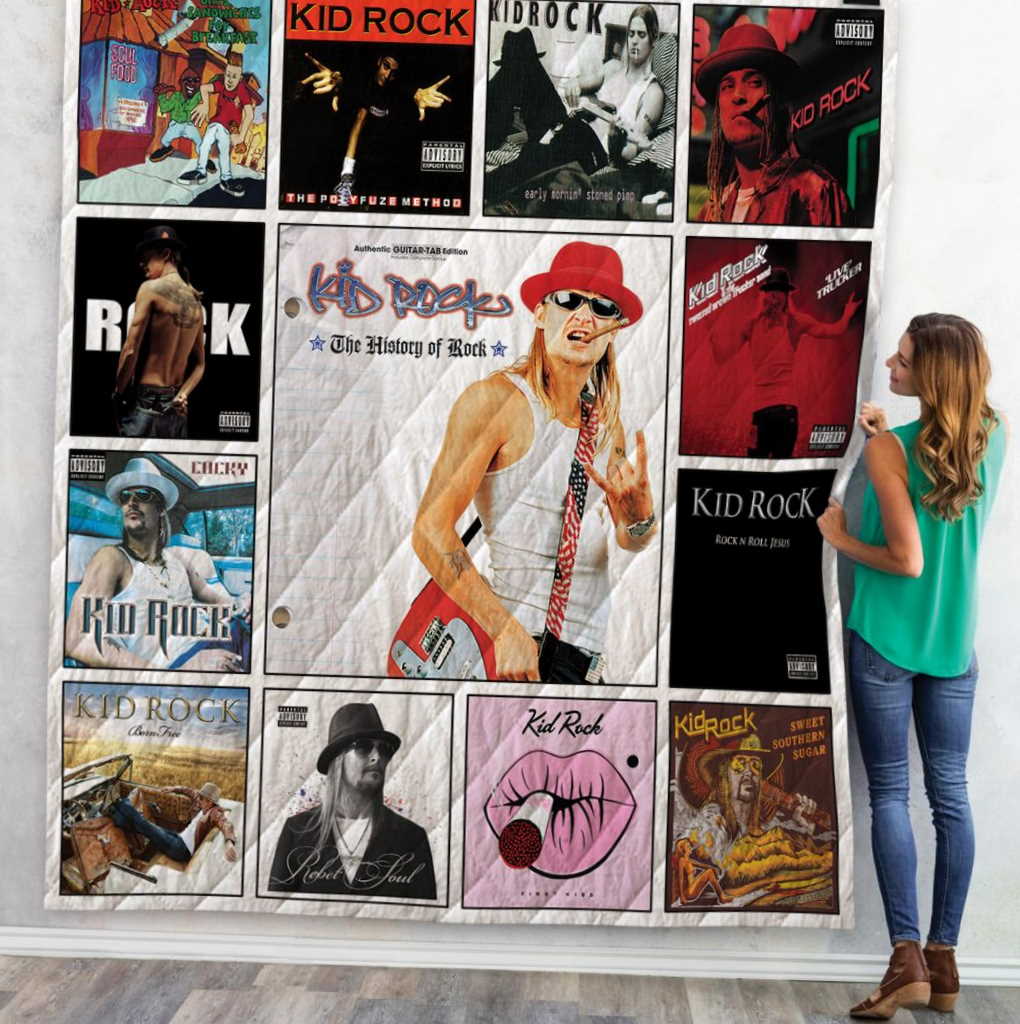 Kid Rock For Fans New Arrival Quilt Blanket