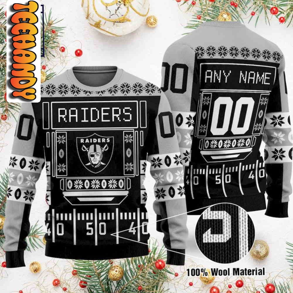 Las Vegas Raiders NFL Ugly Christmas Sweater