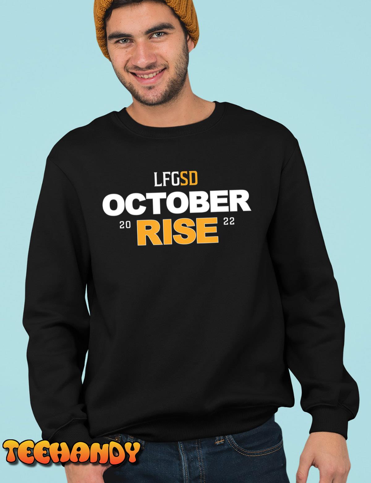 LFGSD October Rise San Diego Baseball T-Shirt