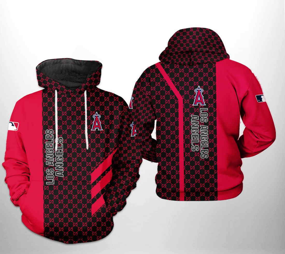 Los Angeles Angels MLB 3D Hoodie Zipper Hoodie