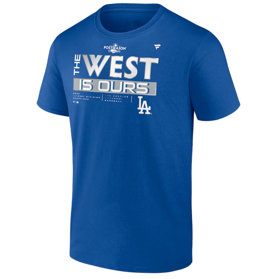 Los Angeles Dodgers 2022 NL West Division Champions Unisex T-Shirt