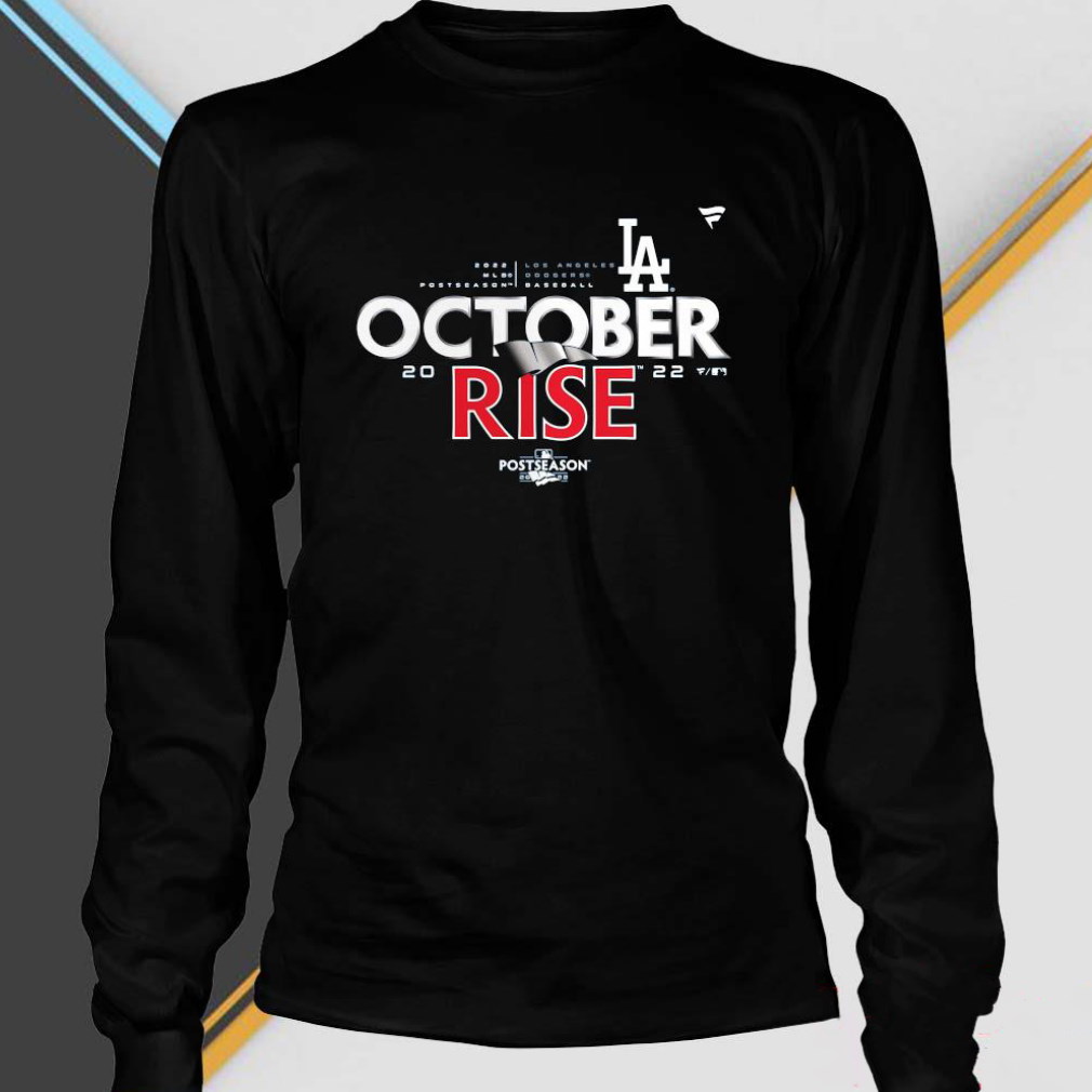 Los Angeles Dodgers October Rise 2022 Postseason Locker Room T-Shirt