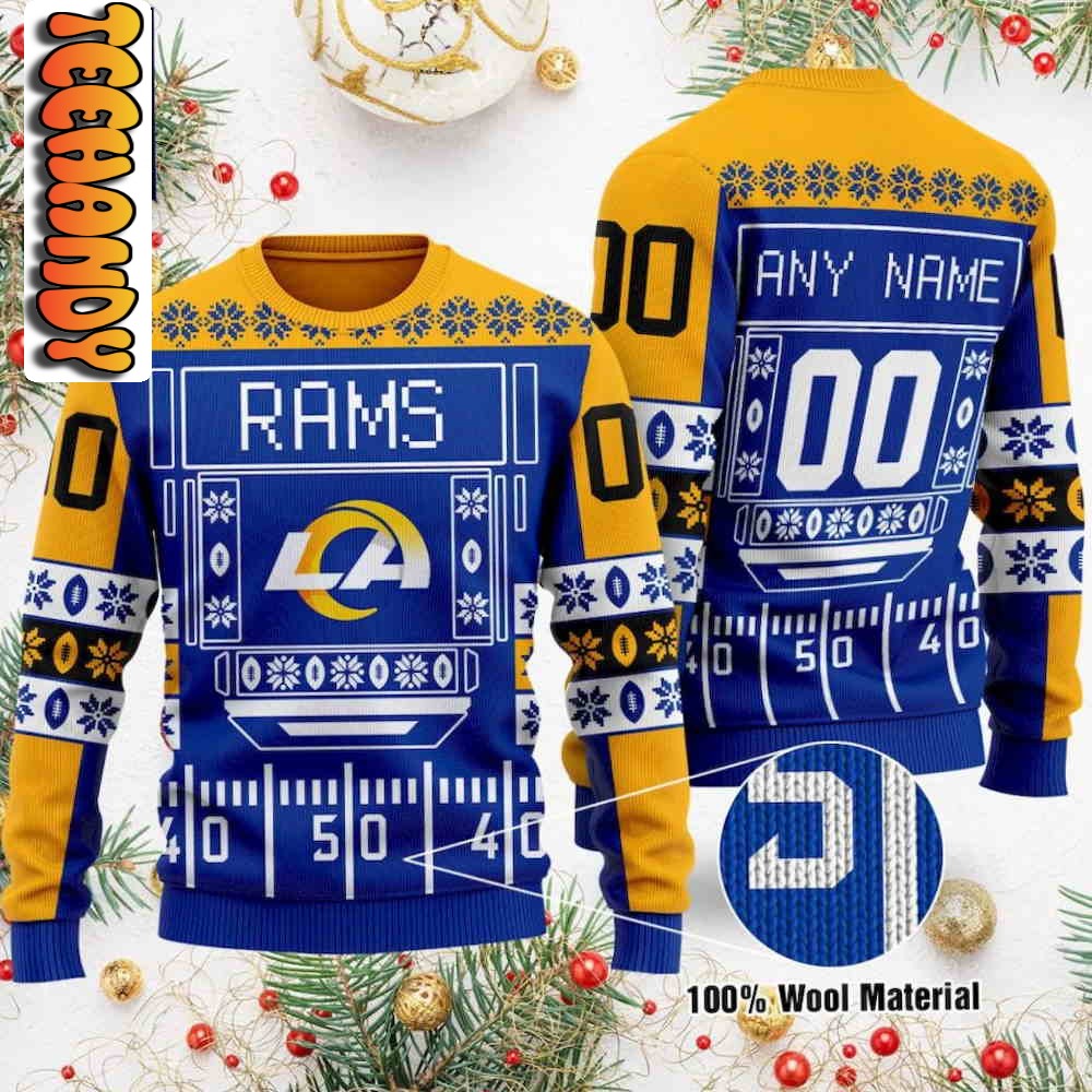 la rams christmas sweater