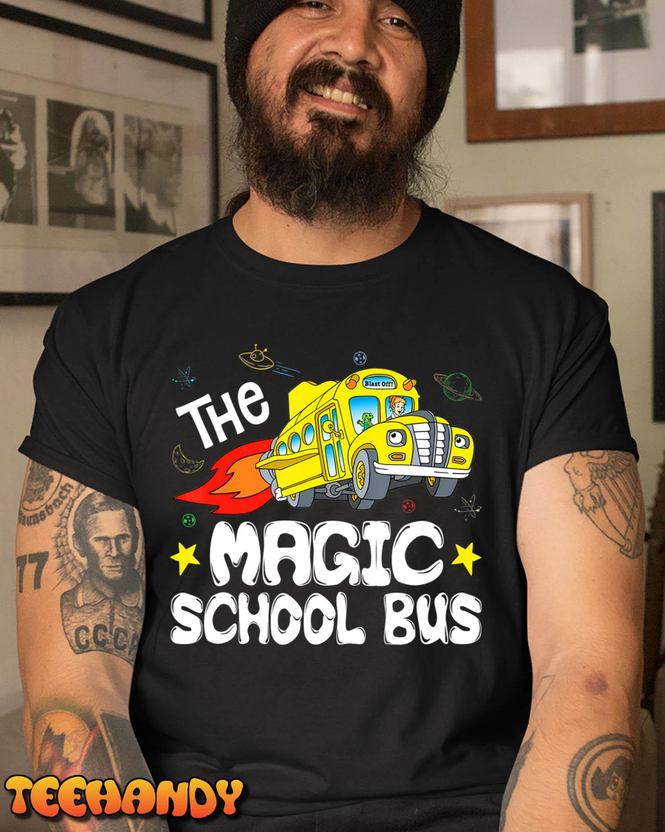 Magic School Bus Driver Funny Seatbelts Everyone Job Pride T-Shirt