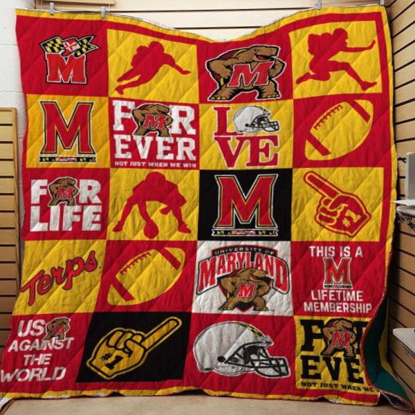 Maryland Terrapins 3D Quilt Blanket