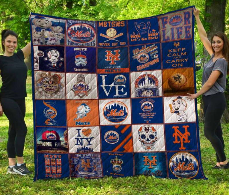 Mets 3D  All Over Printed Quilt Blanket