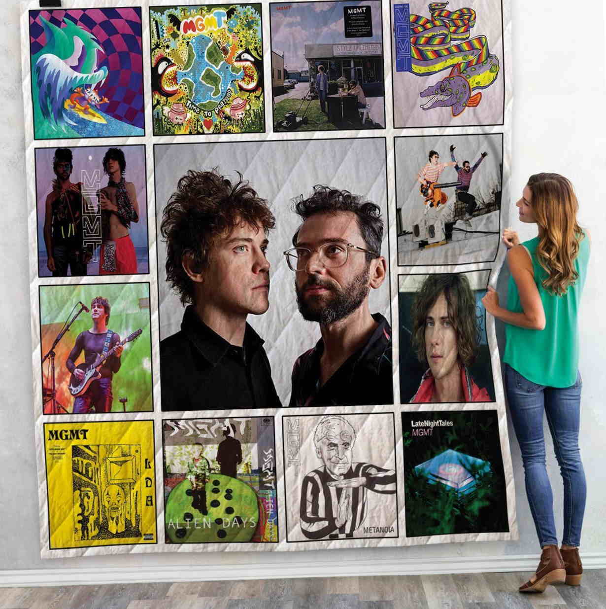 Mgmt Albums 3D Quilt Blanket