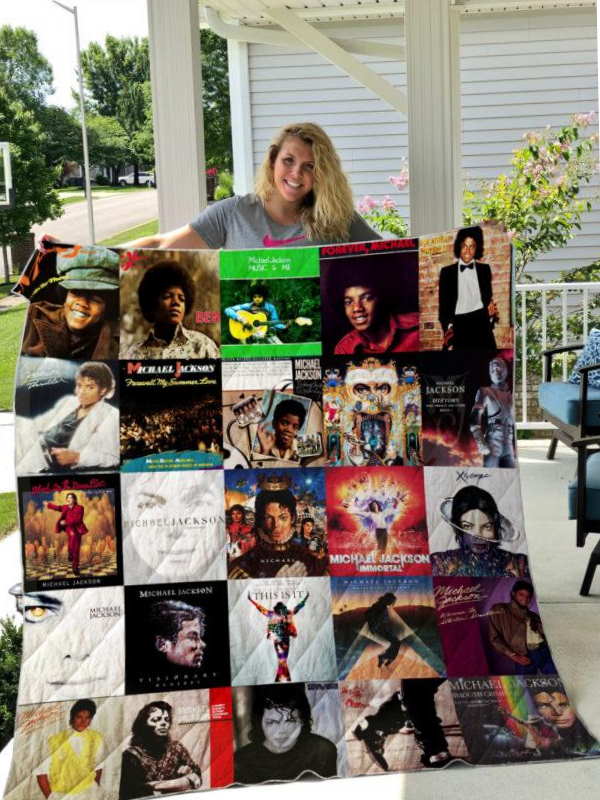 Michael Jackson Style 3D Quilt Blanket