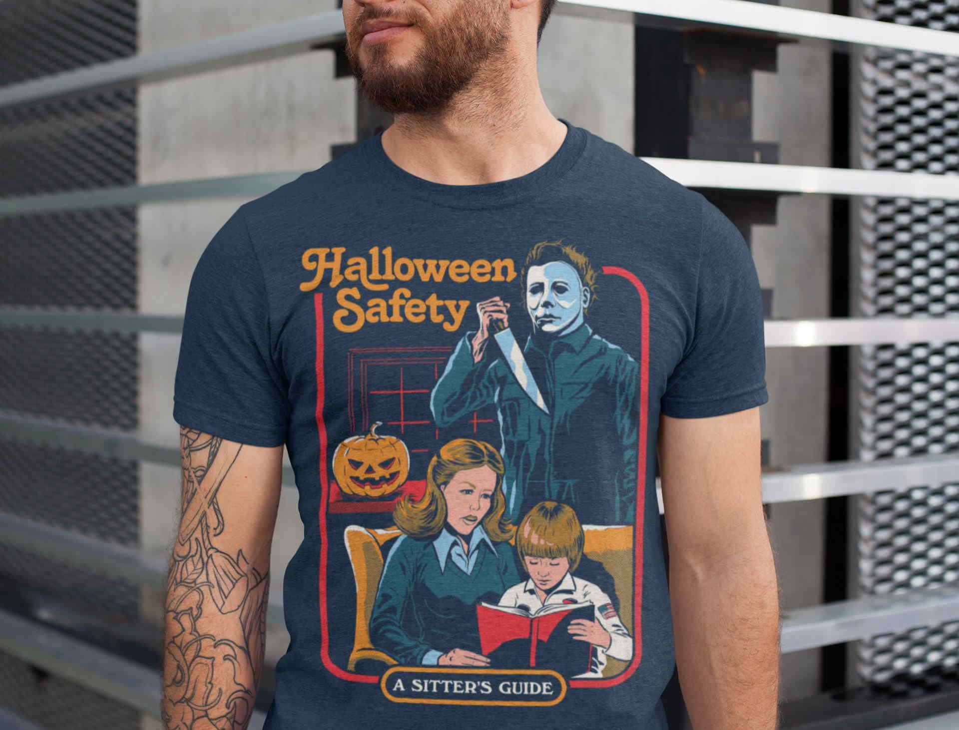 Michael Myers Halloween Safety A Sitter’s Guide T-Shirt