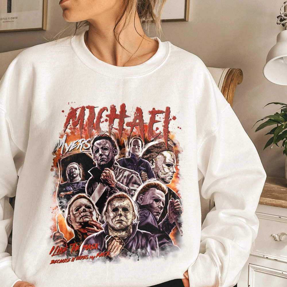 Michael Myers Horror Sweater, Halloween Michael Myers Unisex Sweatshirt