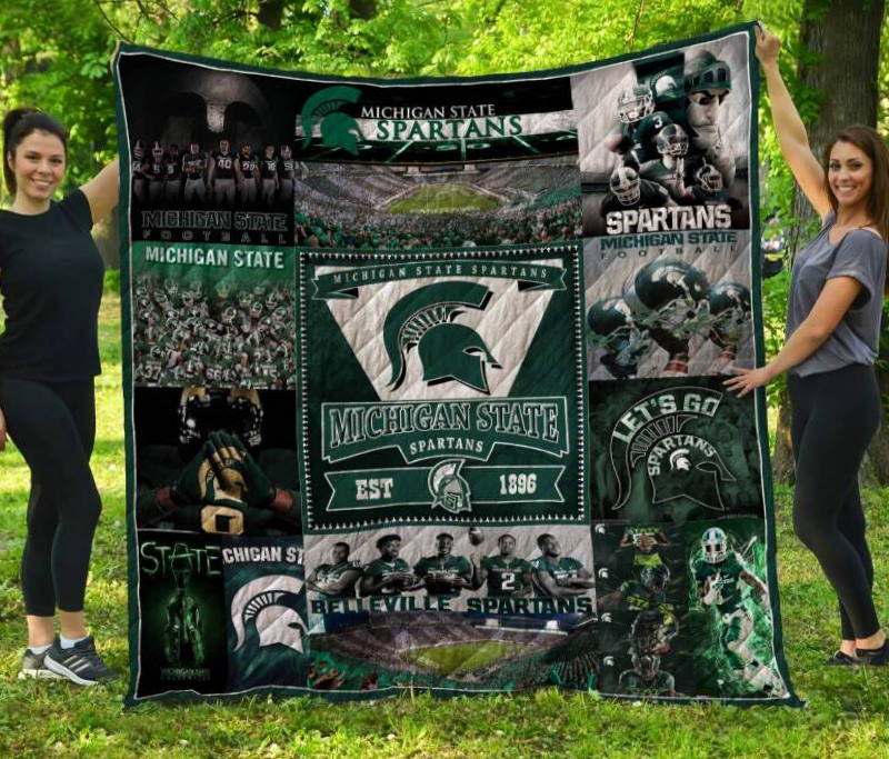 Michigan State Spartans 3D Quilt Blanket