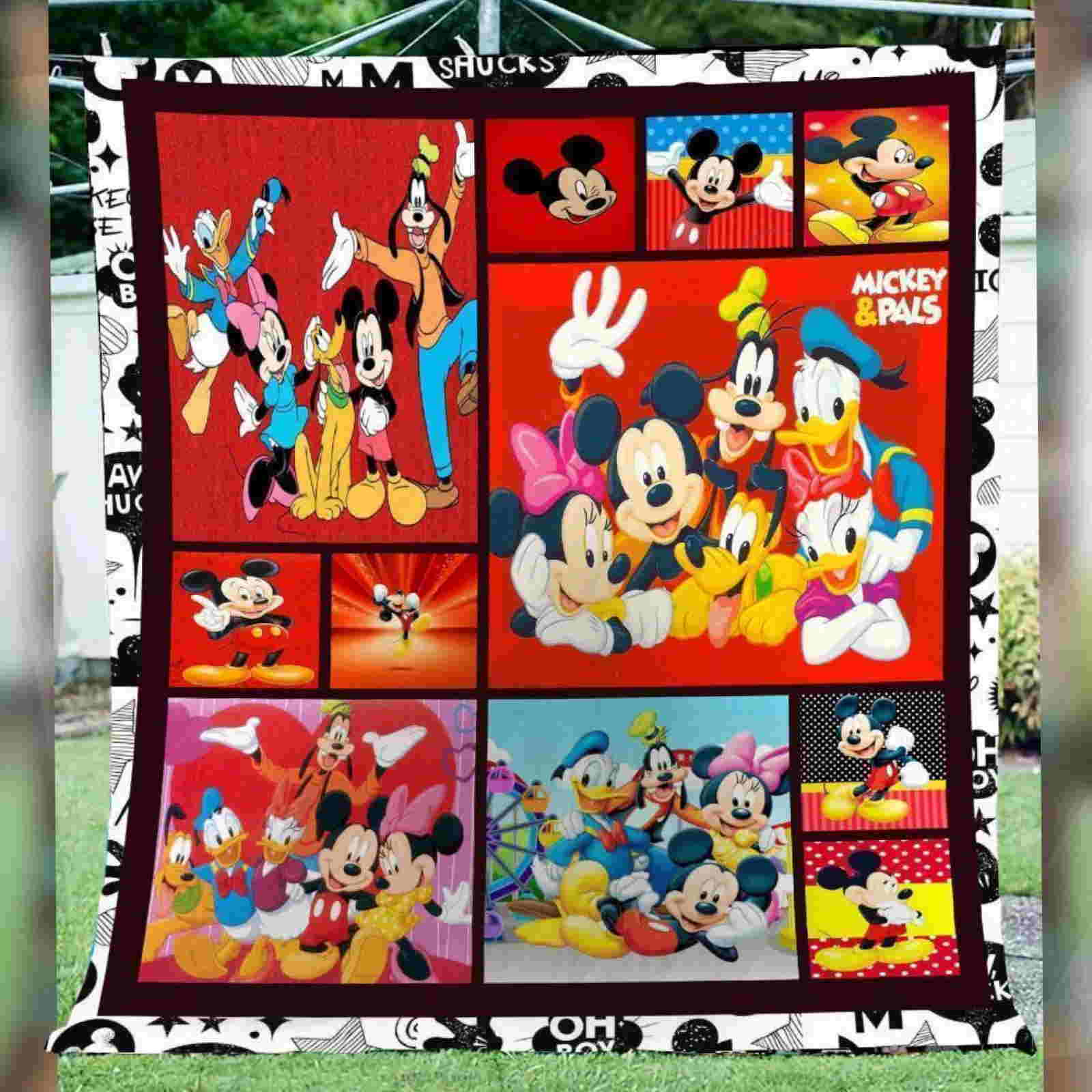 Mickey Friends Quilt Blanket B