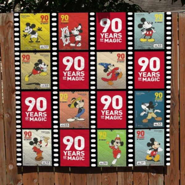 Mickey Mouse 9 Years 3D Quilt Blanket