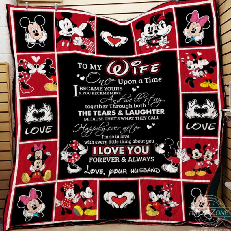 Mickey Stay Together 3D Quilt Blanket